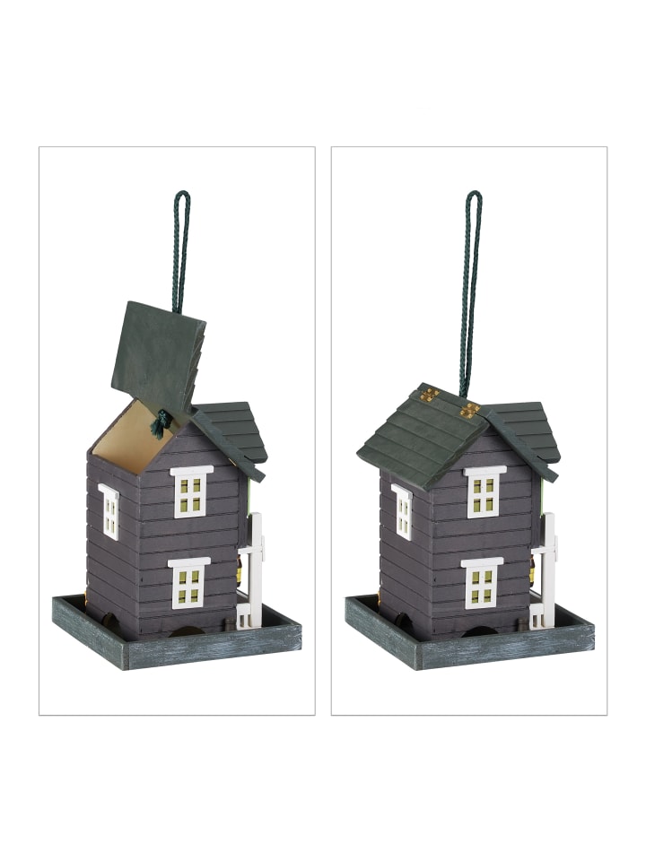 relaxdays Vogelfutterhaus in Bunt günstig kaufen onesize
