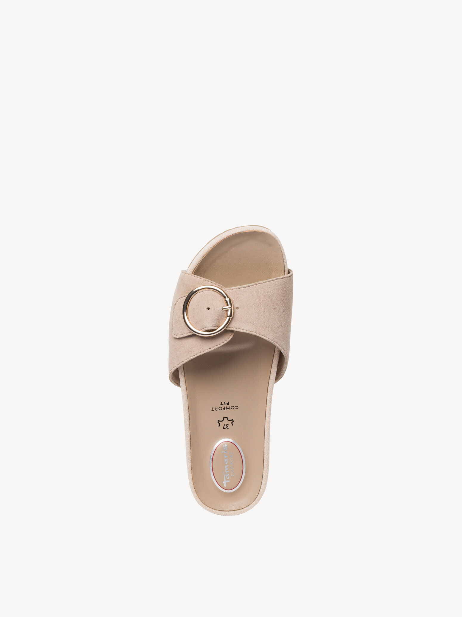 Mule en cuir - beige