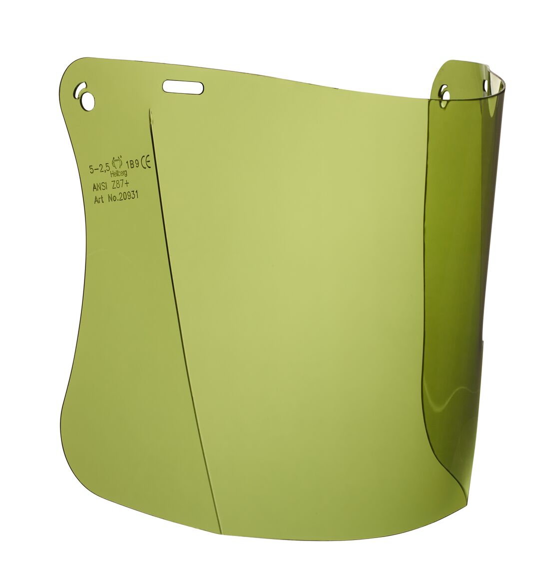 Hellberg 20931-001 SAFE PC wizjer z poliwęglanu o odcieniu 2