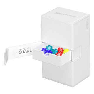 Ultimate Guard Twin Flip`n`Tray 200+ XenoSkin Monocolor - Weiß