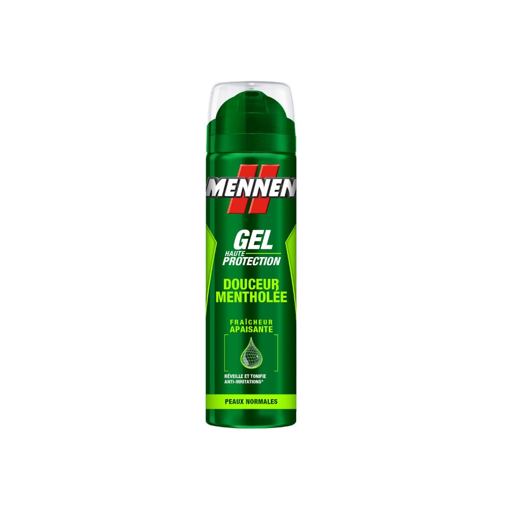 mennen Gel Haute Protection Gel de Rasage Douceur Mentholée