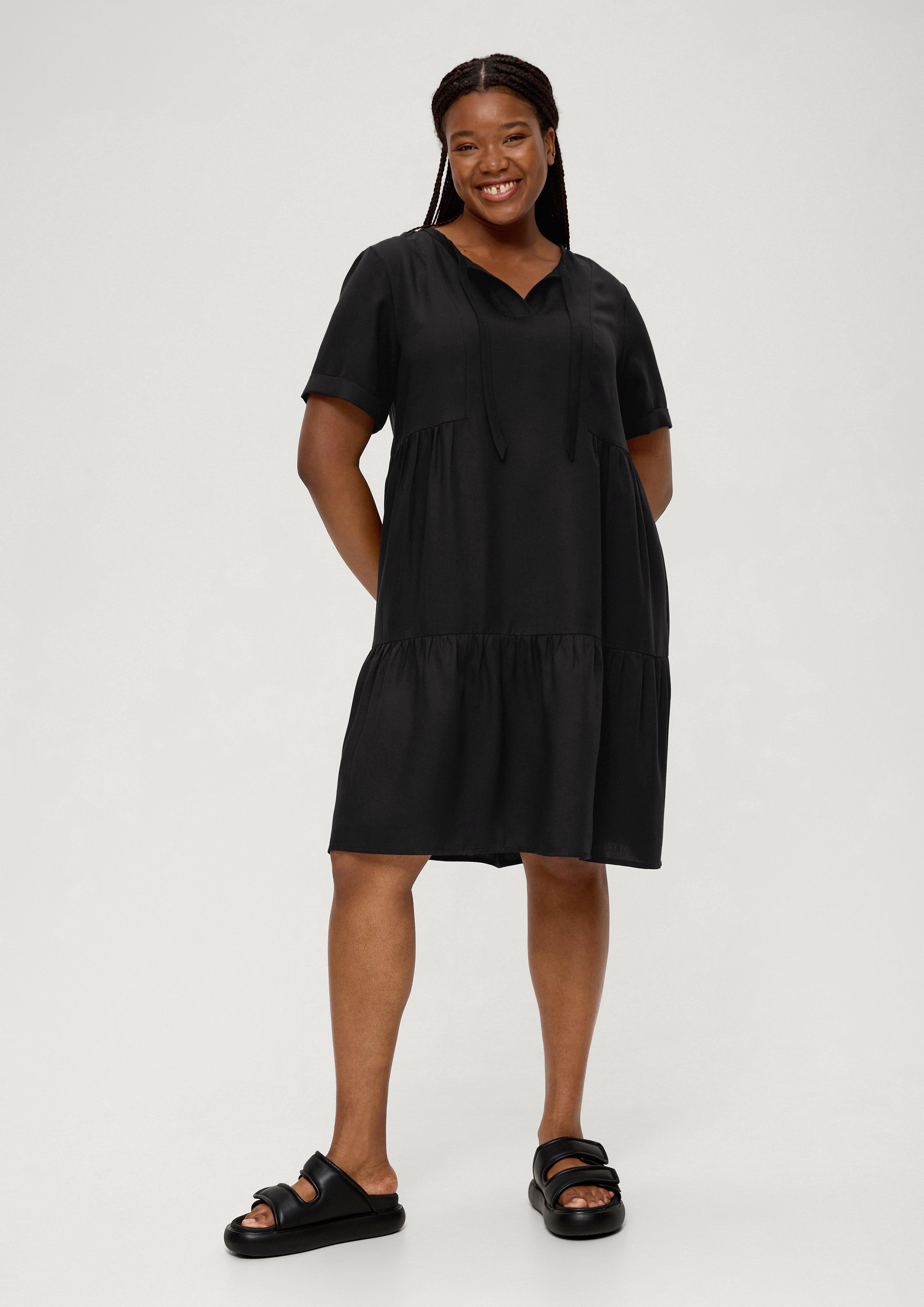 Stufenkleid aus Lyocell  2131603-9999
