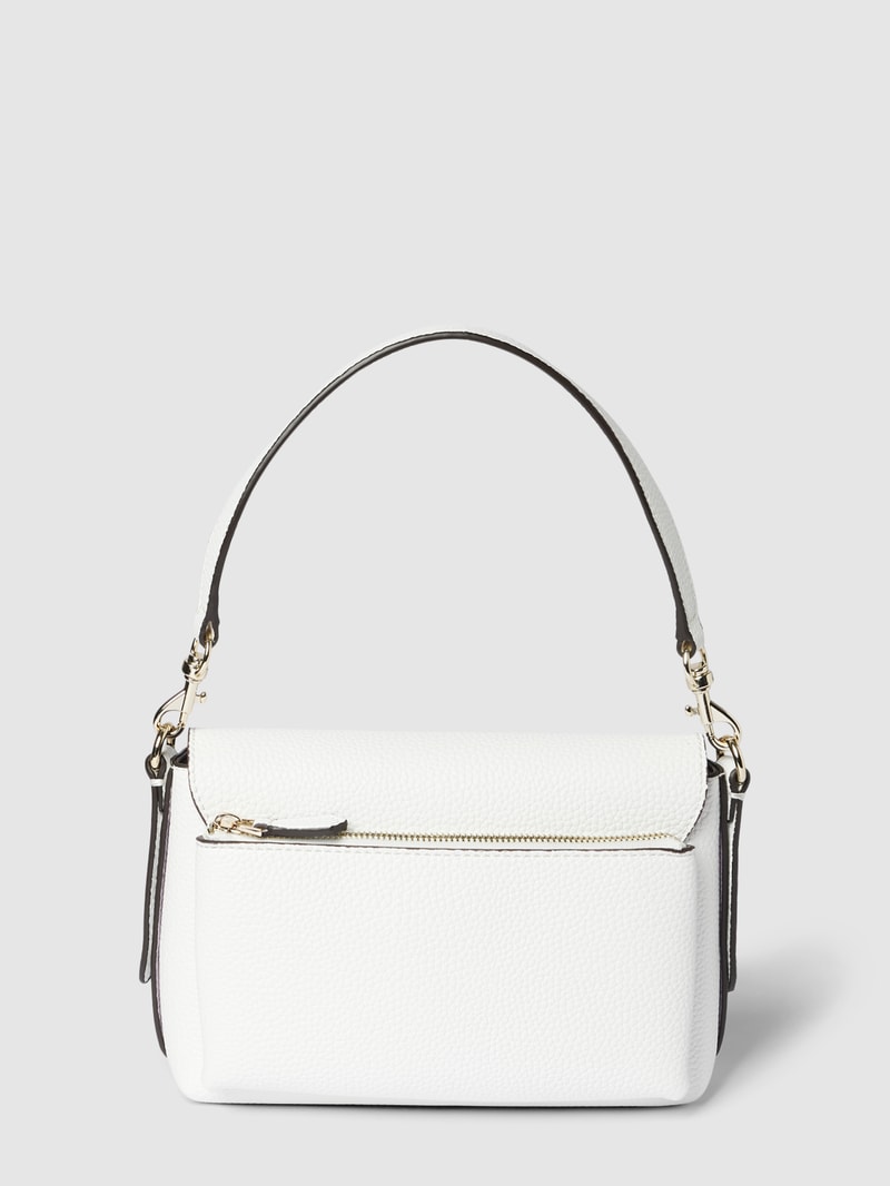 Handtasche mit Label-Details Modell 'BRENTON' in weiß