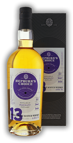 Macduff Hepburn's Choice Wine Finish / 2 Wine Barrels 13 Years 2007/2020 Macduff Hepburn's Choice Wine Finish / 2 Wine Barrels 13 Years 2007/2020  Alter 07/20 - 0,7	 Liter - Vol 46%