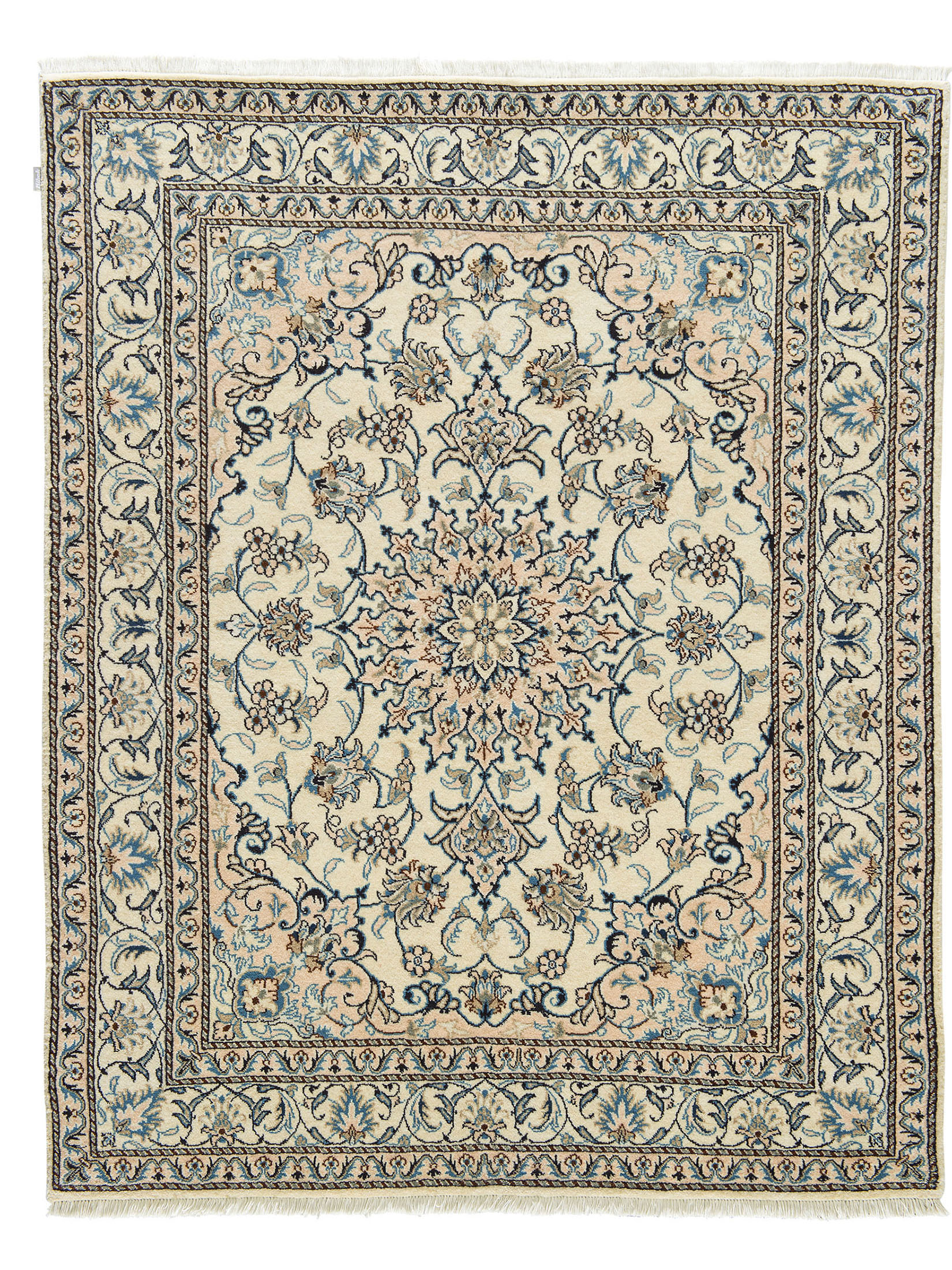 Kaschmar Nain 12 Lah ca. 150 x 192 cm, Unikat / Einzelstück
