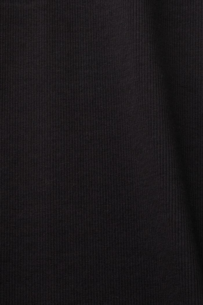Geripptes Jersey-Tanktop, Stretchbaumwolle