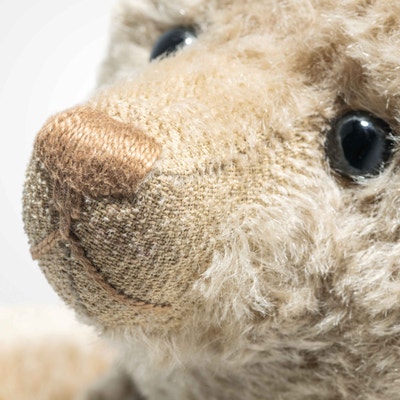 Teddybär 1910 Replica, 35 cm, hellbraun