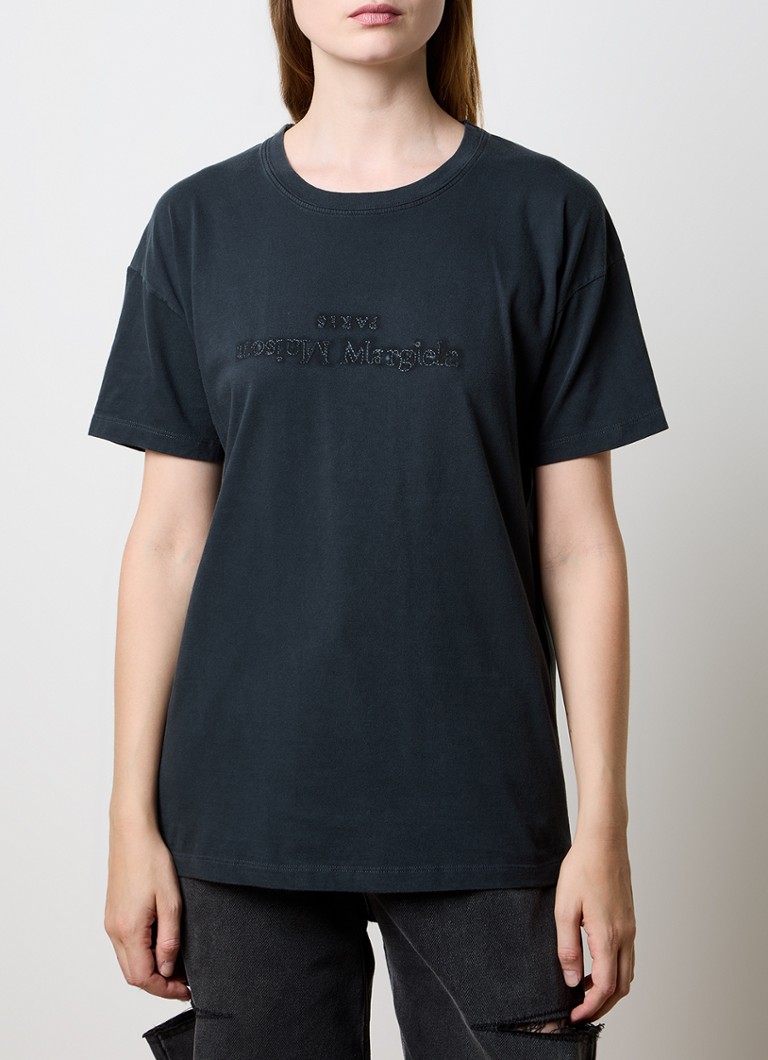 T-shirt con logo Maison Margiela