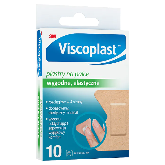 Viscoplast, curativos para dedos, 4,45 x 5,1 cm