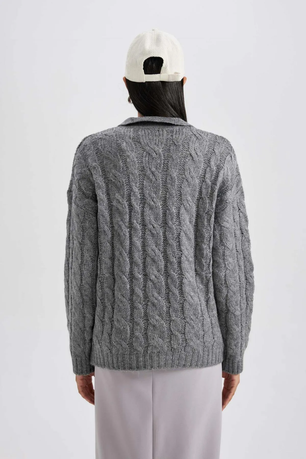 DeFacto  Pullover mit Rollkragen und lockerem Schnitt B3020ax23wn