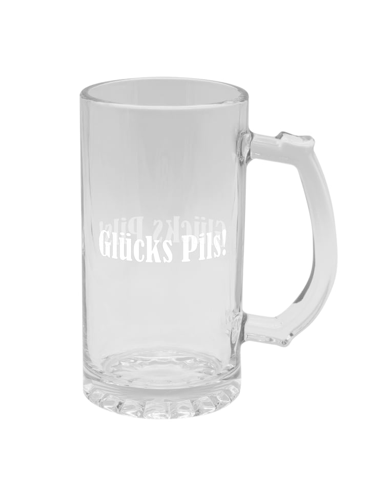Geda Labels Bierkrug Glücks Pils in Klar - 500ml günstig kaufen onesize