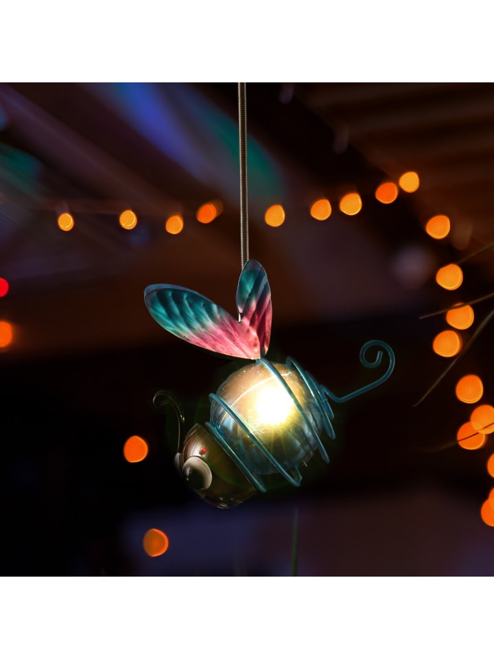 MARELIDA LED Solar Libelle Gartenfigur hängend in blau günstig kaufen onesize