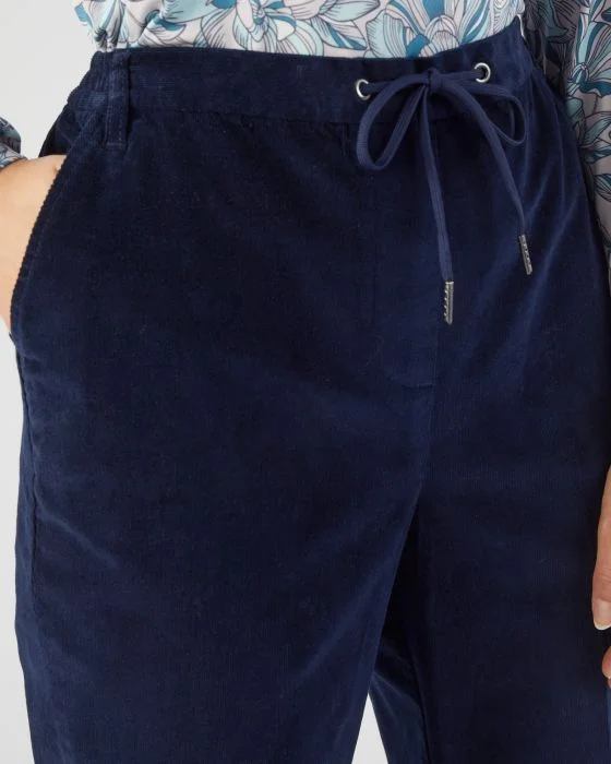 Pantalon enfilable velours
