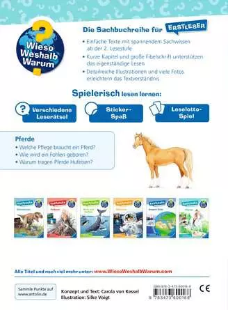 Ravensburger Wieso? Weshalb? Warum? Erstleser, Band 6: Pferde