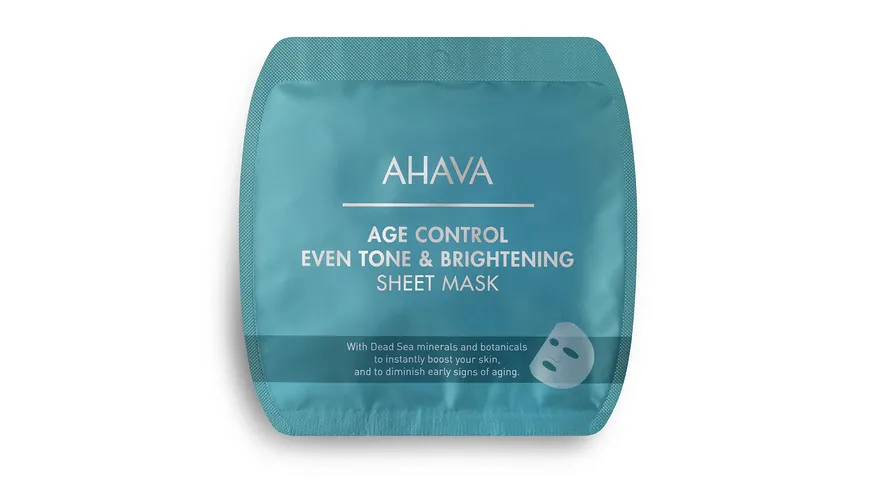 AHAVA Age Control Even Tone & Brightening Sheet Mask