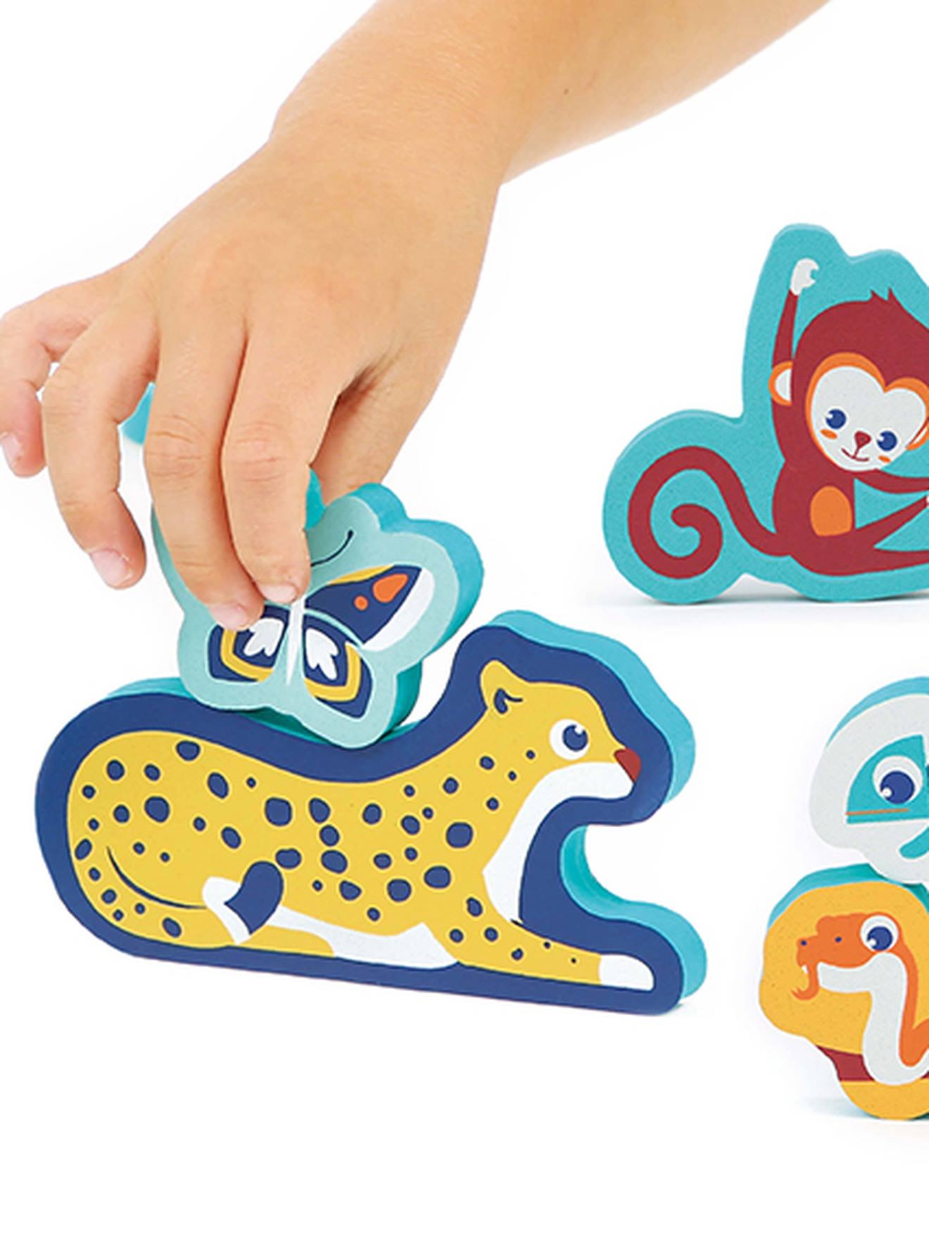 Ludi Baby Schaumstoff-Puzzle LUDI - blau