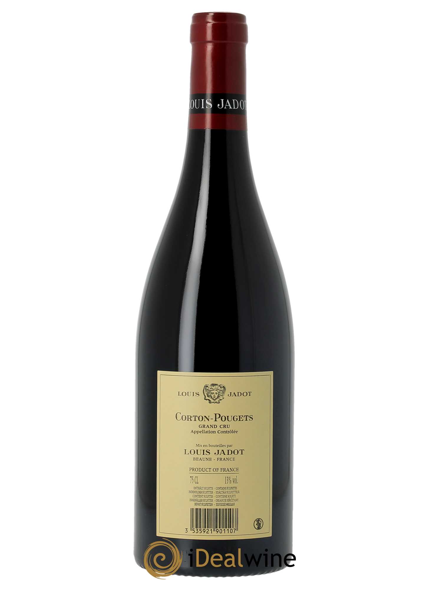 Corton-Pougets Grand Cru Héritiers Louis Jadot (Domaine des) - Louis Jadot  2021 - Lot de 1 Bouteille