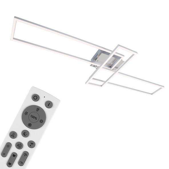 WiFi-CCT-LED-Wand- und Deckenleuchte, rechteckig