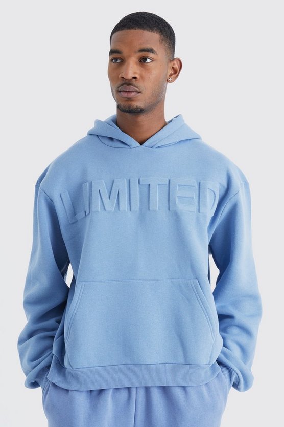Tall kastiger Oversize Limited Hoodie