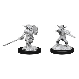 D&D Nolzur's Marvelous Miniatures: Male Goblin Rogue & Female Goblin Bard (2)
