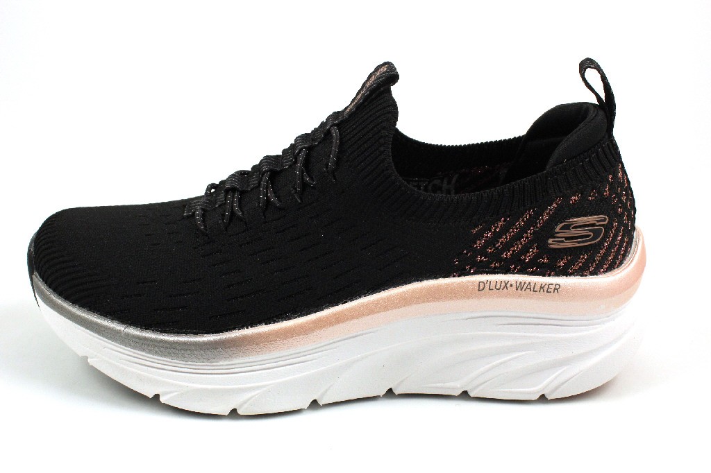 SKECHERS Sportliche Slipper schwarz