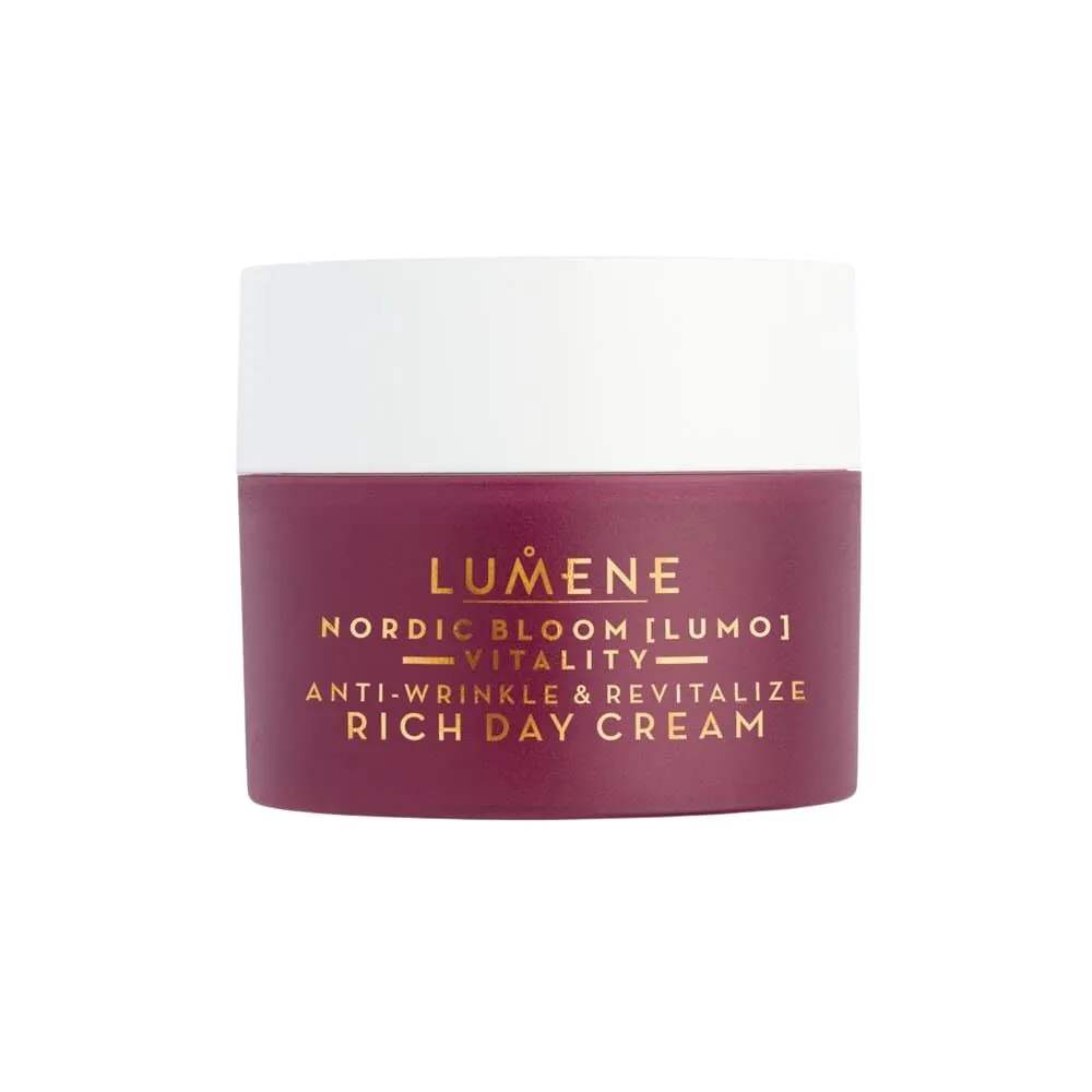 „Lumene Nordic Bloom“ – raukšles mažinantis ir gaivinantis dieninis kremas, 50 ml.