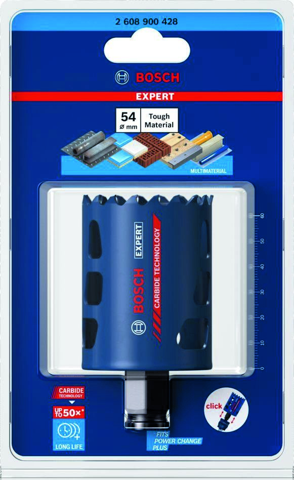 Bosch Blue Accessories 2608900428 Ποτηροτρύπανο Expert Tough Material 54 x 60 mm