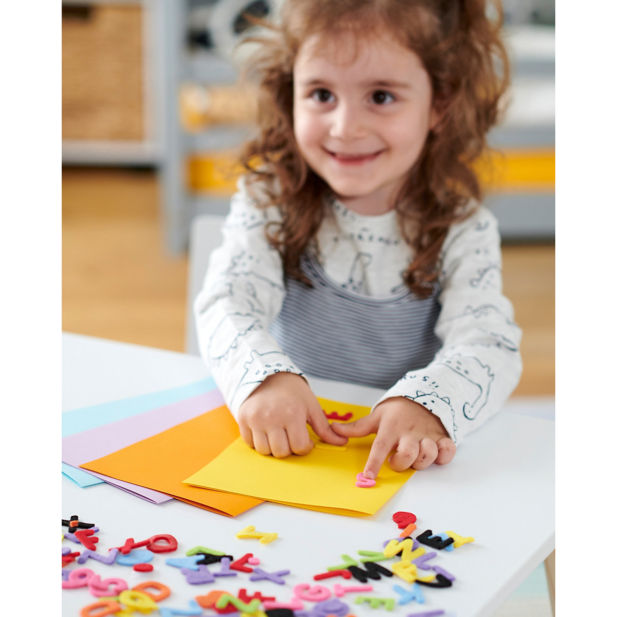 Playbox Filzbuchstaben und Zahlen, 500 Teile
