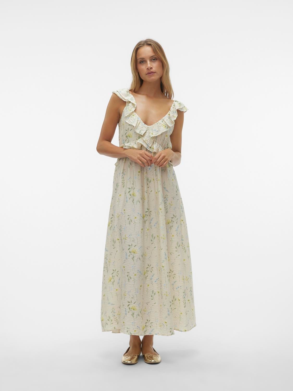 VMJOSIE Langes Kleid