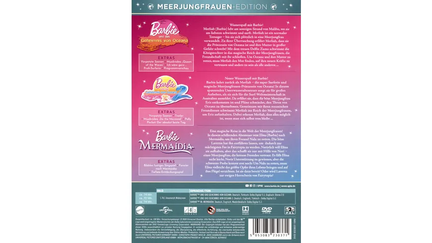 Barbie™ Meerjungfrauen Edition  [3 DVDs]