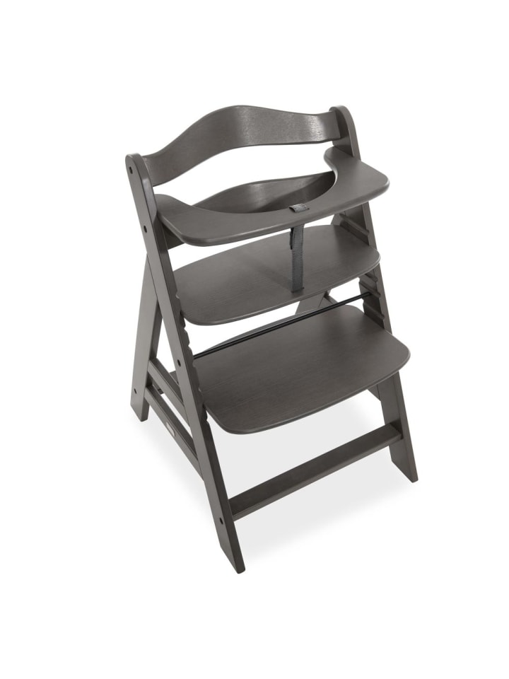 Hauck Hochstuhl Alpha Plus Select - Charcoal / Dunkelgrau in grau,braun günstig kaufen onesize