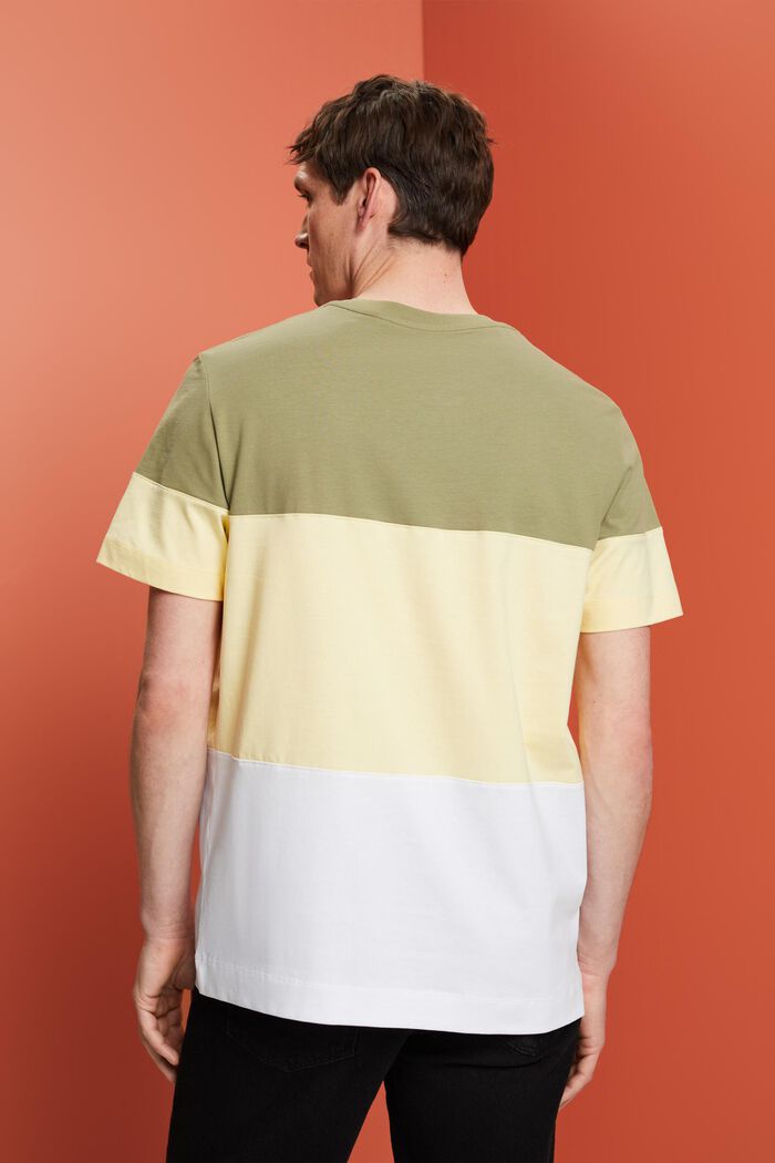 Colourblock-T-Shirt, 100 % Baumwolle