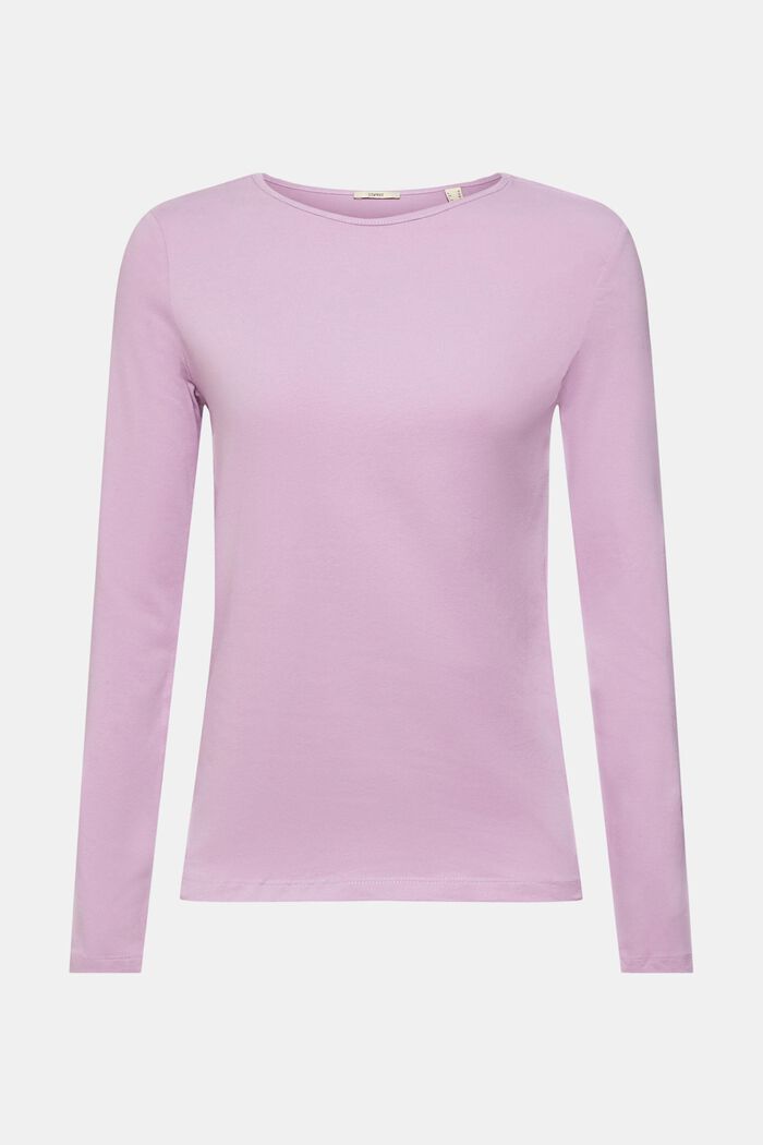 Longsleeve mit Pfirsich-Effekt
