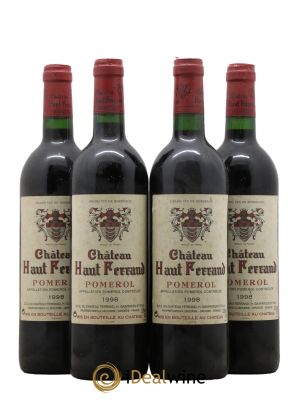 Château Haut Ferrand  1998 - Lot de 4 Bouteilles
