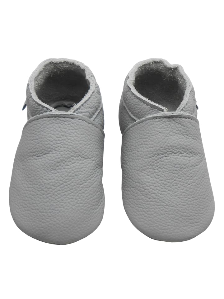 Yalion Baby Leder-Krabbelschuhe in Hellblau günstig kaufen