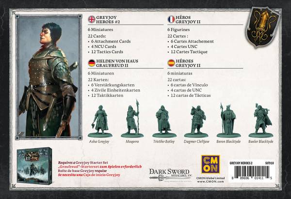 A Song of Ice & Fire: Greyjoy Heroes 2 (Helden von Haus Graufreud 2) (Erw.)