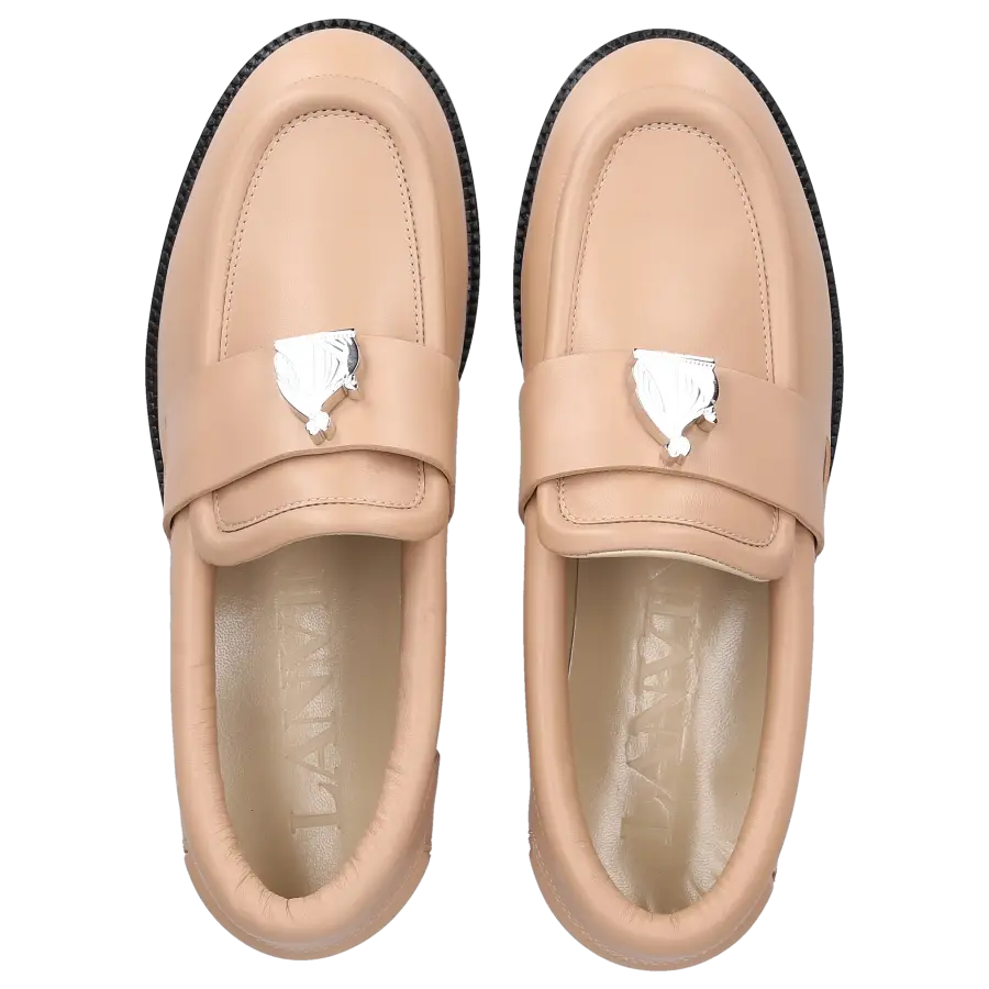 Lanvin - Loafer FWFSD Kalbsleder - beige