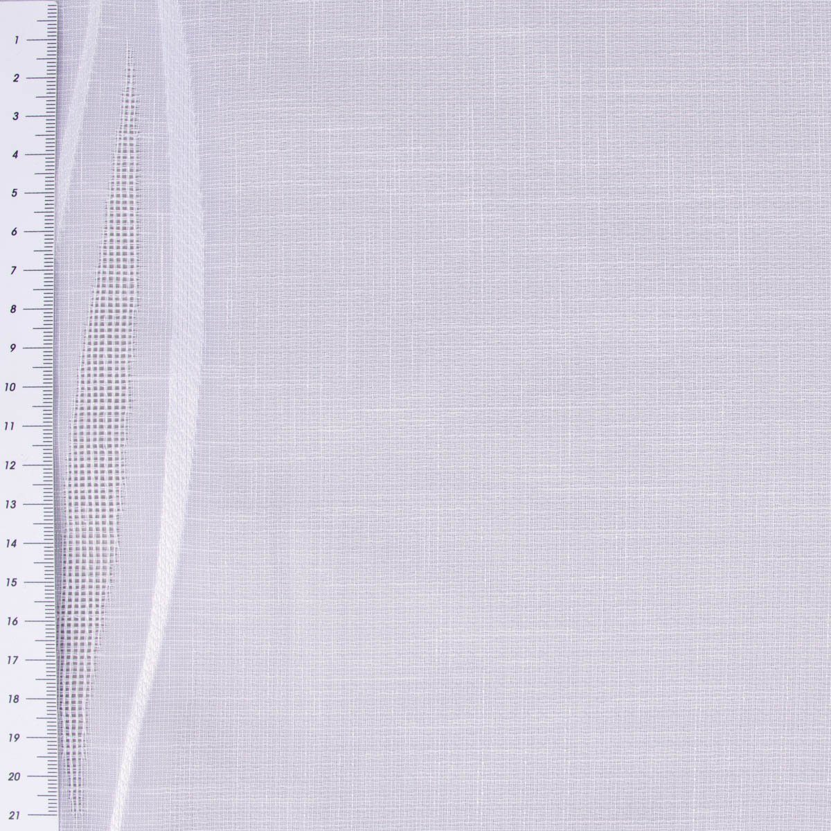 Meterware Gardinenstoff Gardinenstores zarte Leinenstruktur Wellenmuster Bleiban, SCHÖNER LEBEN., leicht perforiert, Kunstfaser, mit Bleiband, pflegeleicht, überbreit
