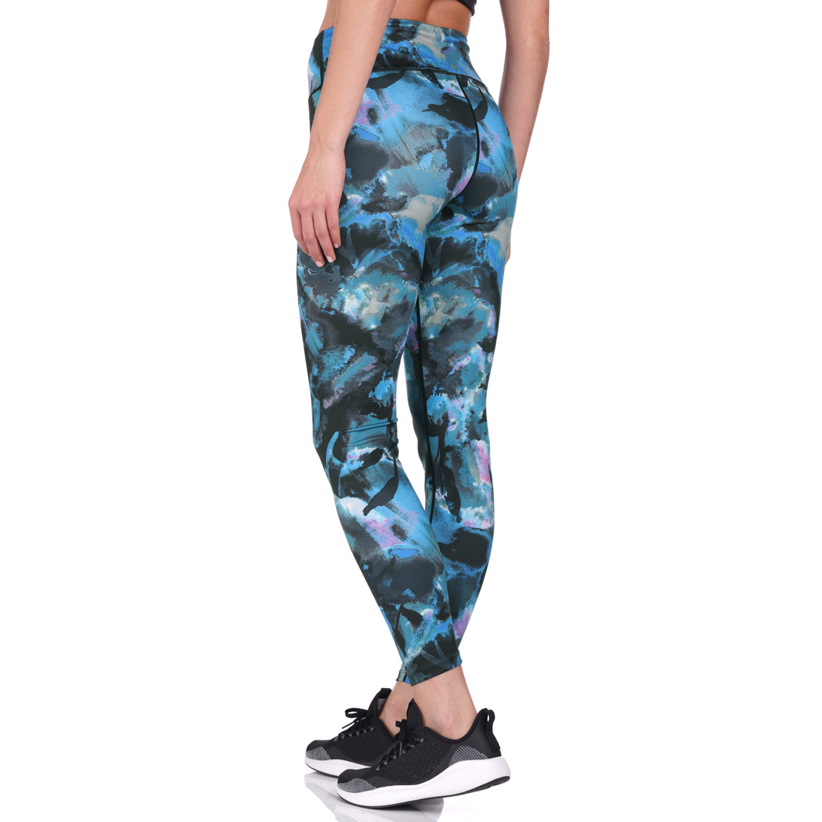 Damen Yoga-Leggings mit Allover-Print