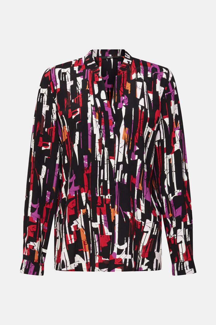 Bluse mit Muster, LENZING™ ECOVERO™