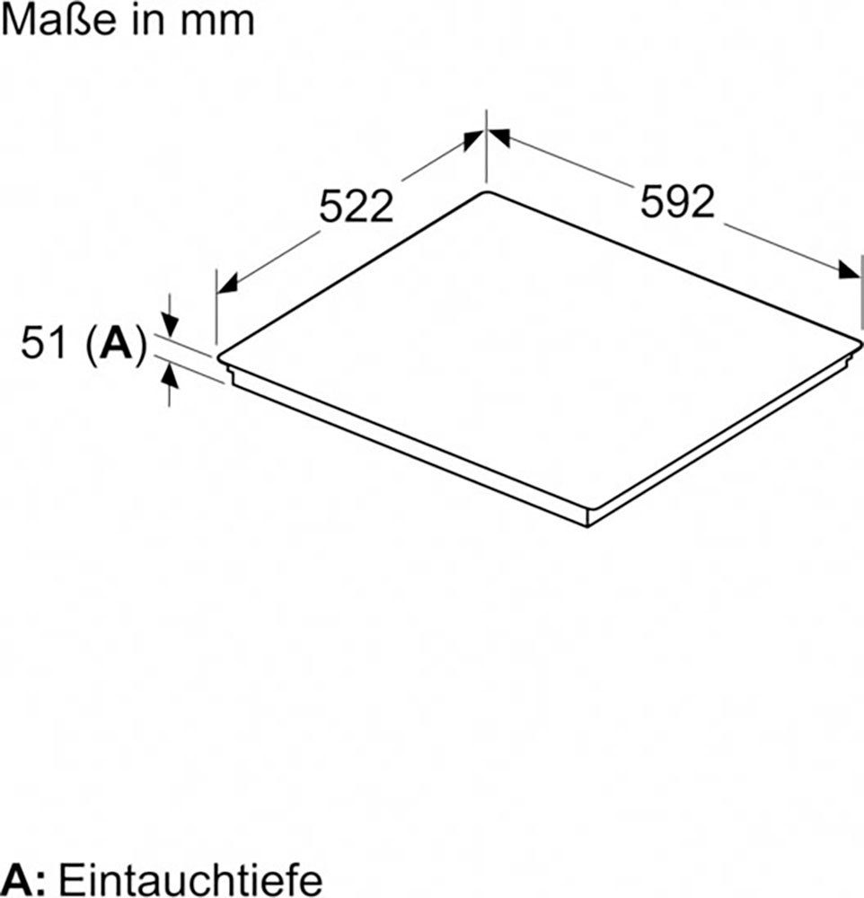 NEFF Induktions-Kochfeld von SCHOTT CERAN® N 90 T56FTF1L0, flexible und intuitive Twist Pad® Bedienung