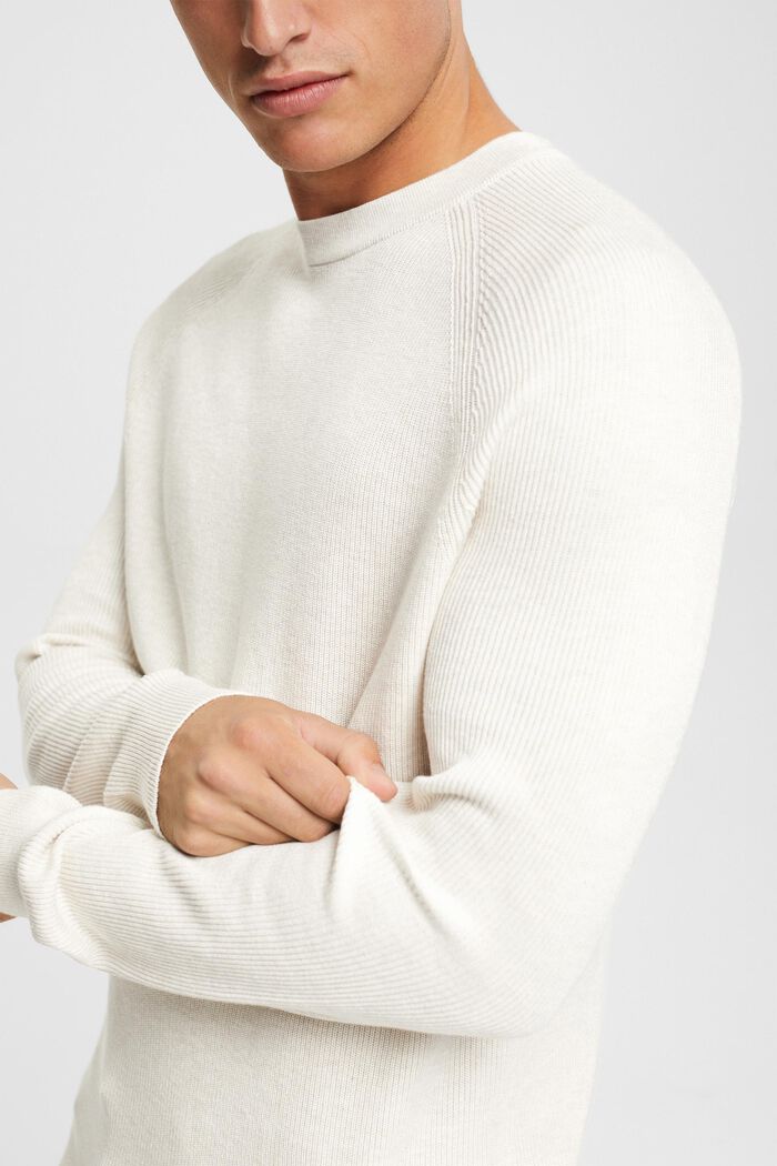 Pullover mit Rundhalsausschnitt, 100 % Baumwolle