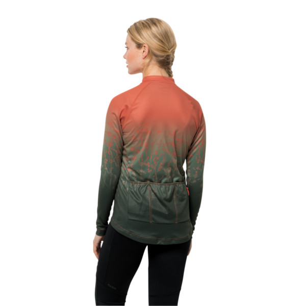 MOROBBIA FZ L/S PRINT W Damen - Fahrradtrikot