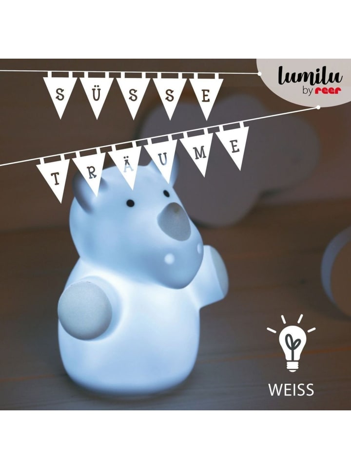 Reer lumilu Mini Zoo rhino in Blau ab 0 Monate günstig kaufen onesize