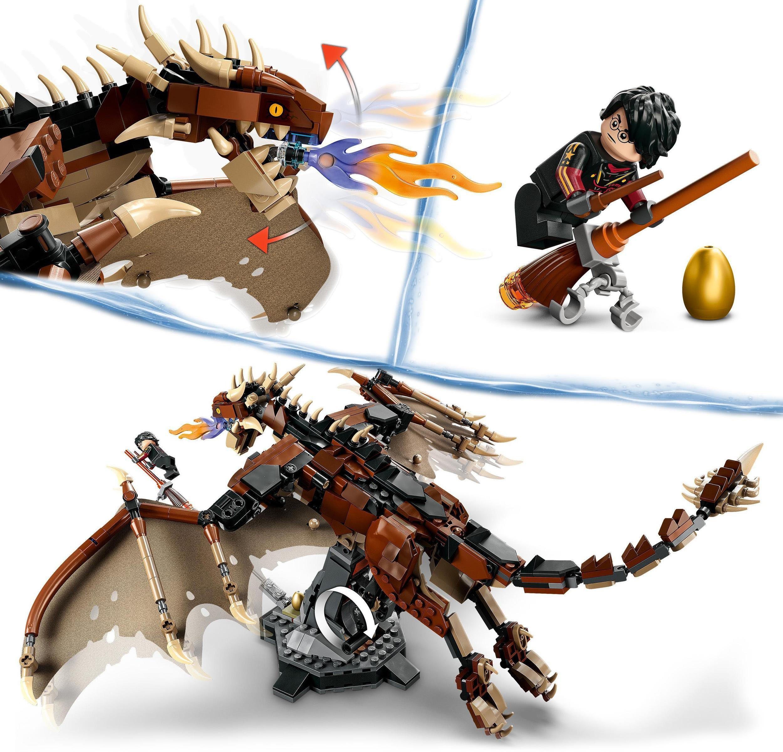 LEGO® Konstruktionsspielsteine Ungarischer Hornschwanz (76406), LEGO® Harry Potter, (671 St), Made in Europe