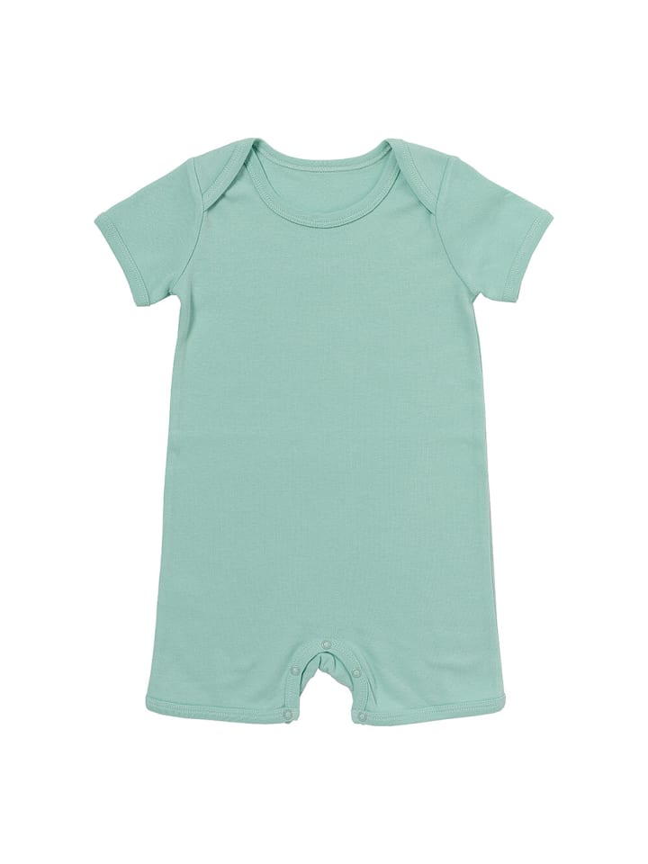 Schlummersack Bio Baby-Strampler kurzarm 2er-Pack in Hellgrün günstig kaufen