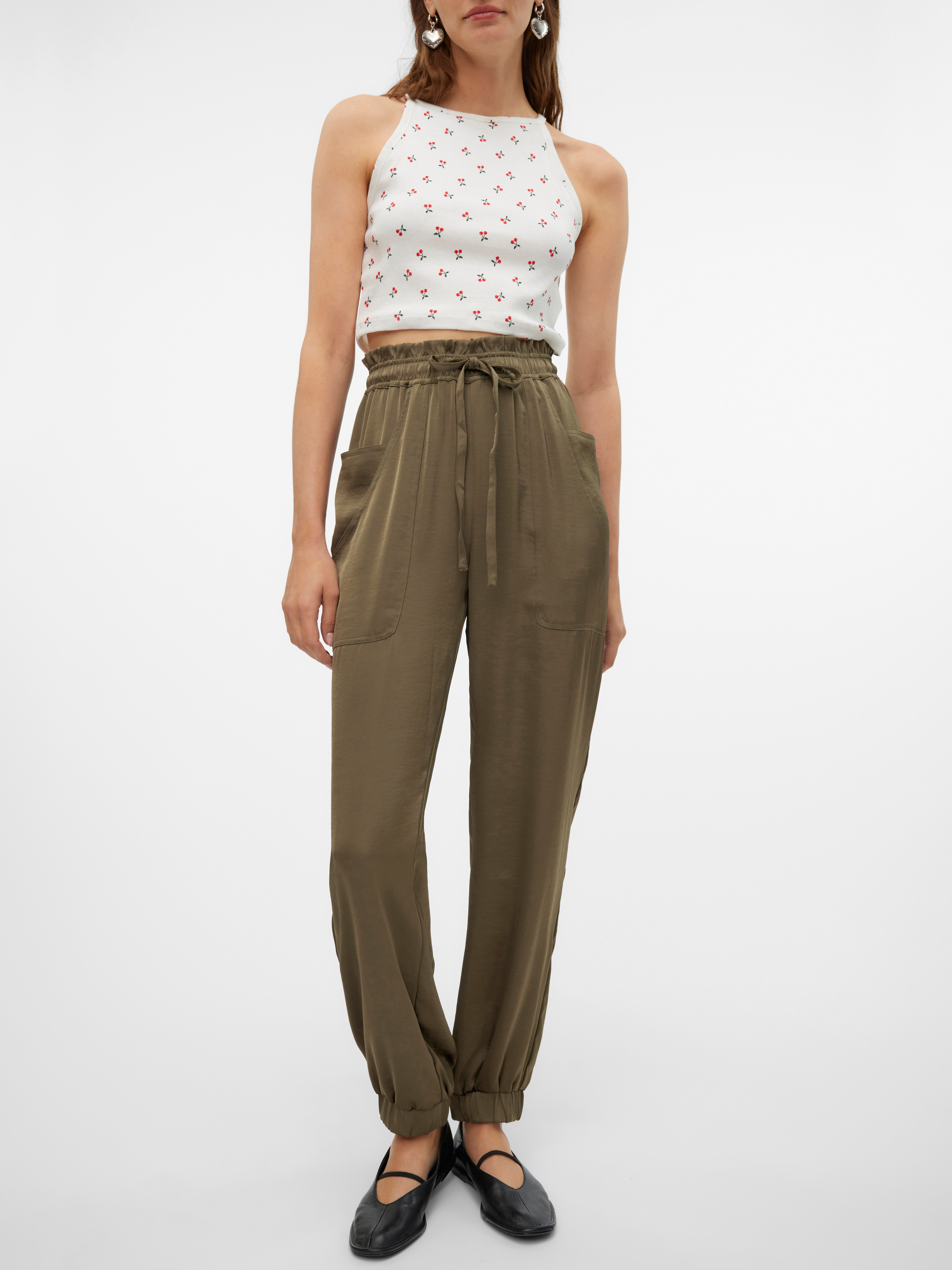 VMMARYS Hohe Taille Hose