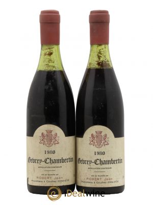 Gevrey-Chambertin Domaine Robert 1980 - Lot de 2 Bouteilles
