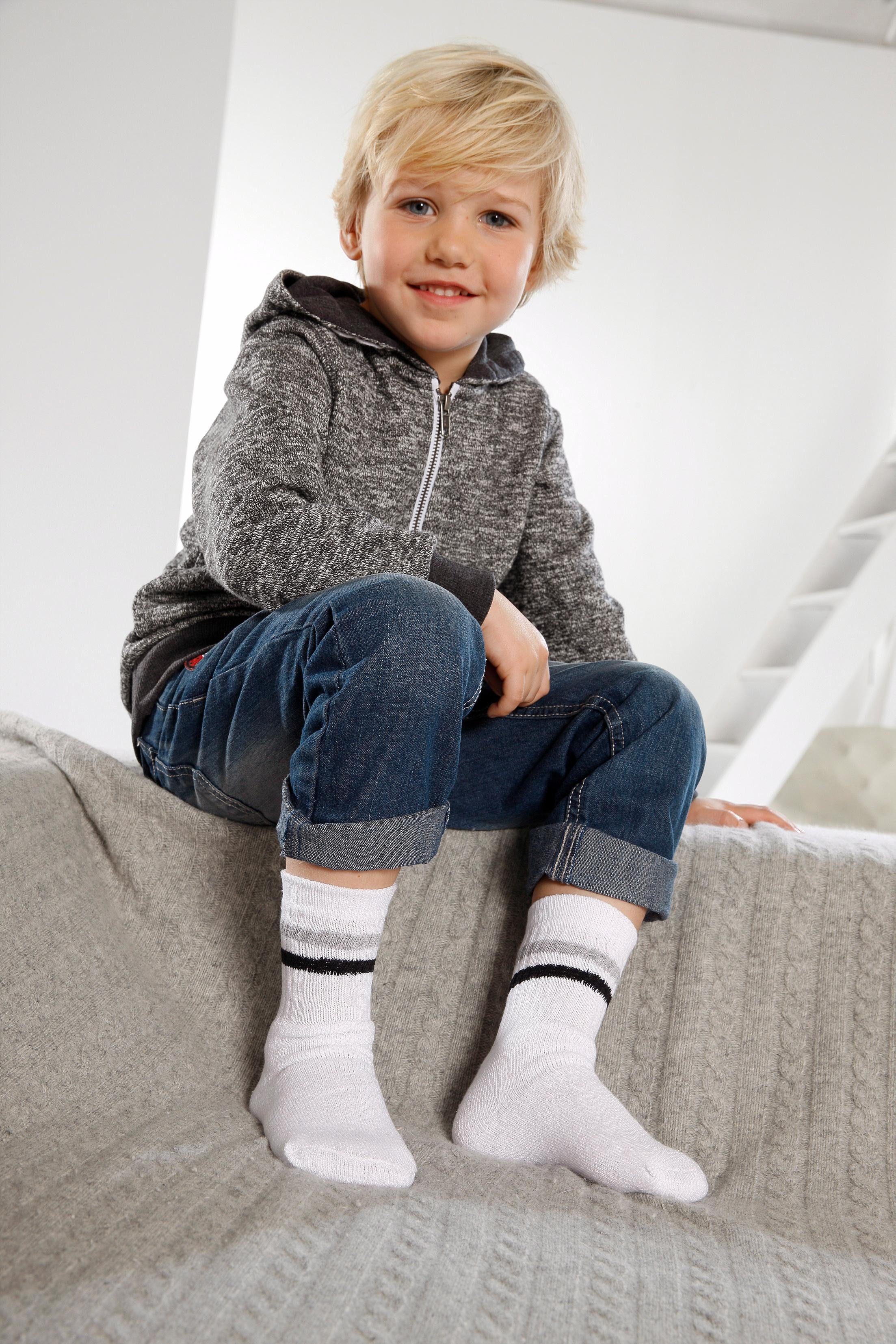 Go in Freizeitsocken (Set, 6-Paar) mit farbigen Streifen