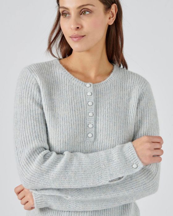 Pull maille perlée mélange alpaga
